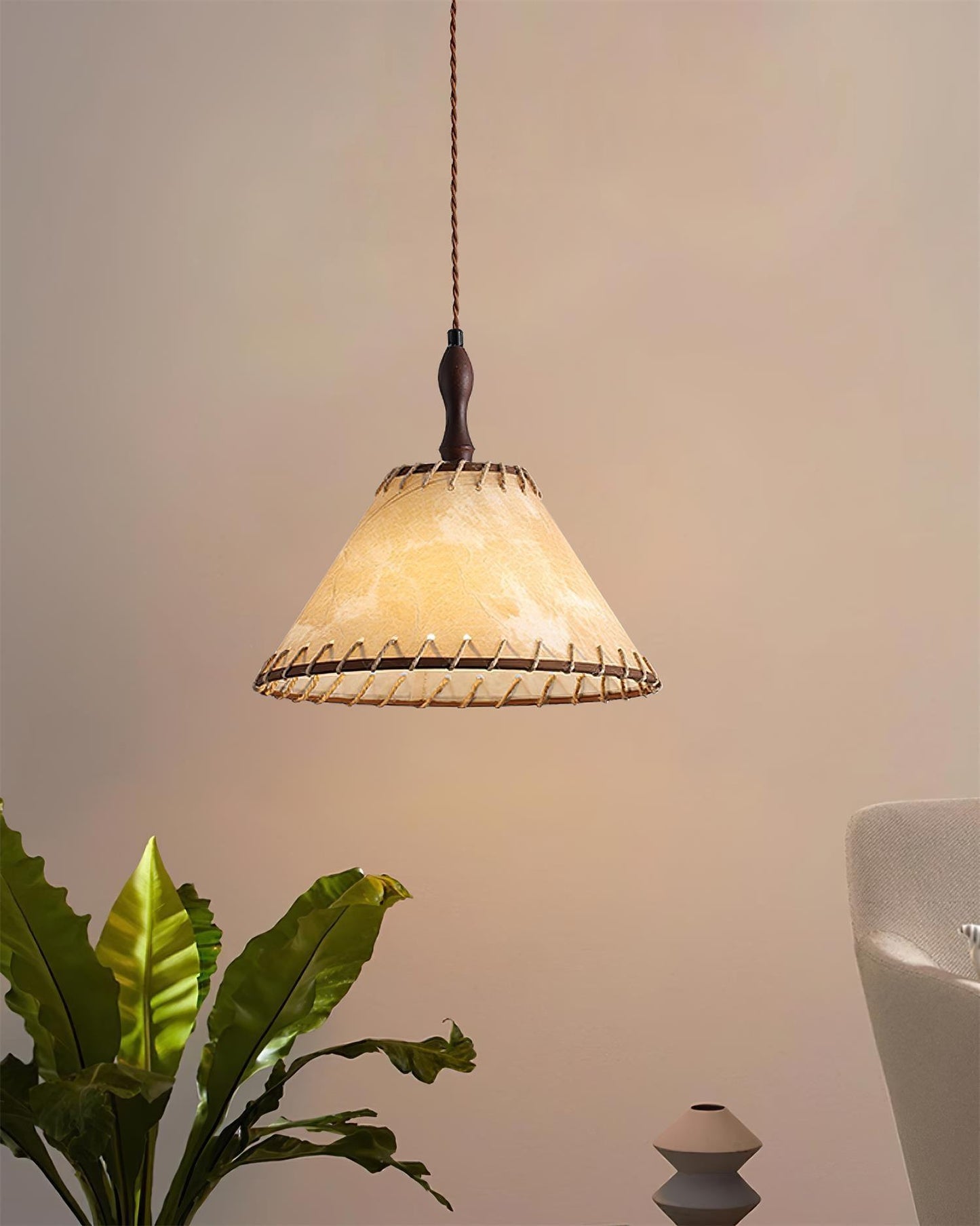 Kiko Fabric Pendant Light - Loonglight