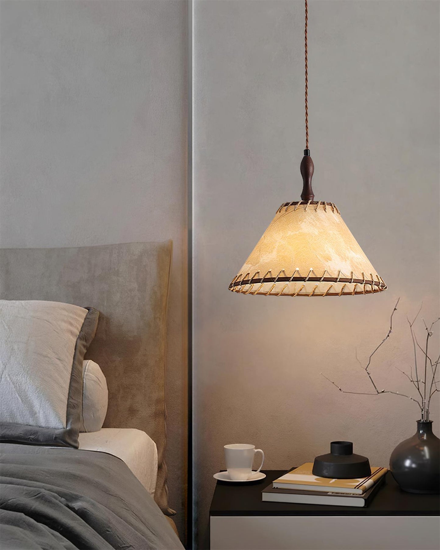 Kiko Fabric Pendant Light - Loonglight