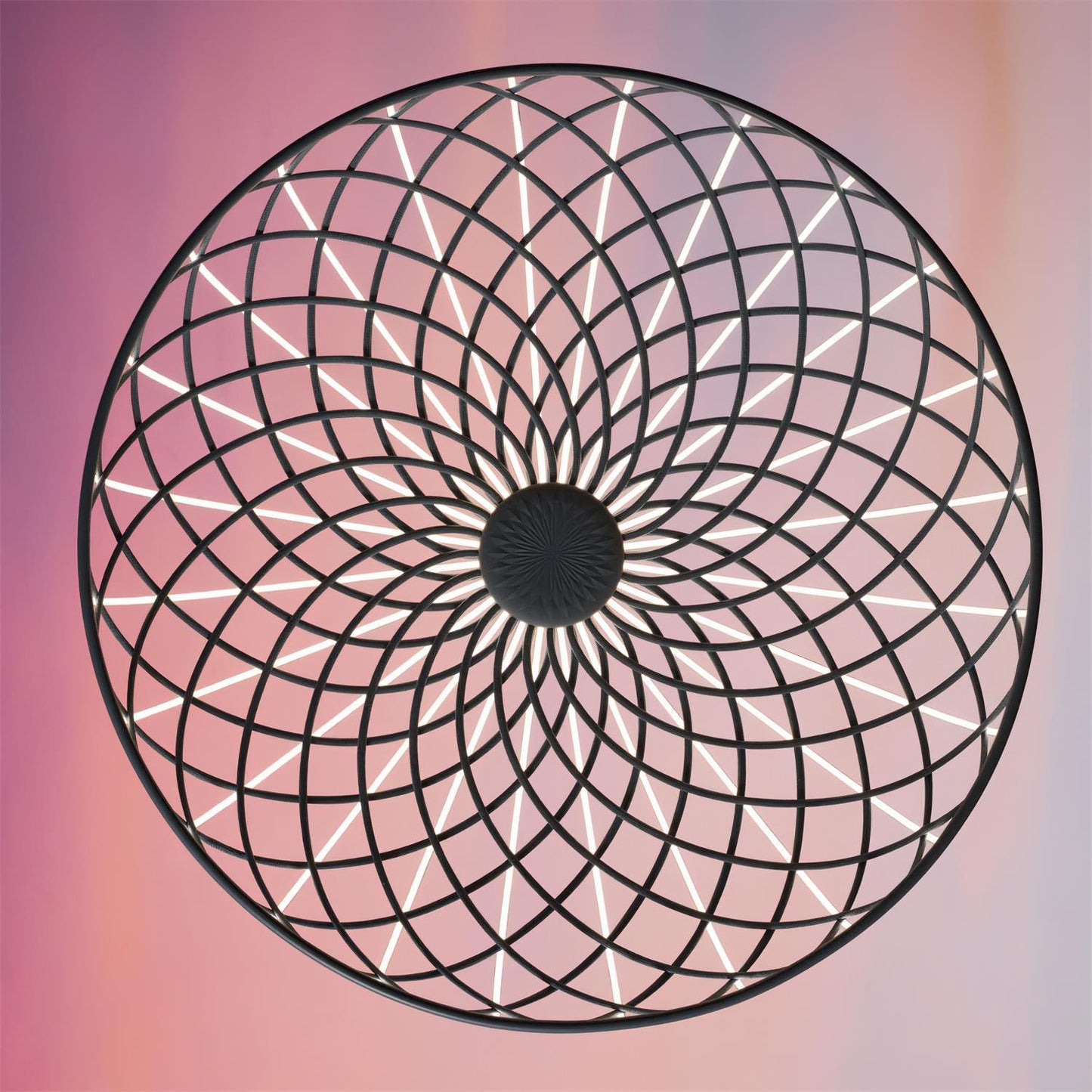 Reticulated Metal Pendant Light - Loonglight