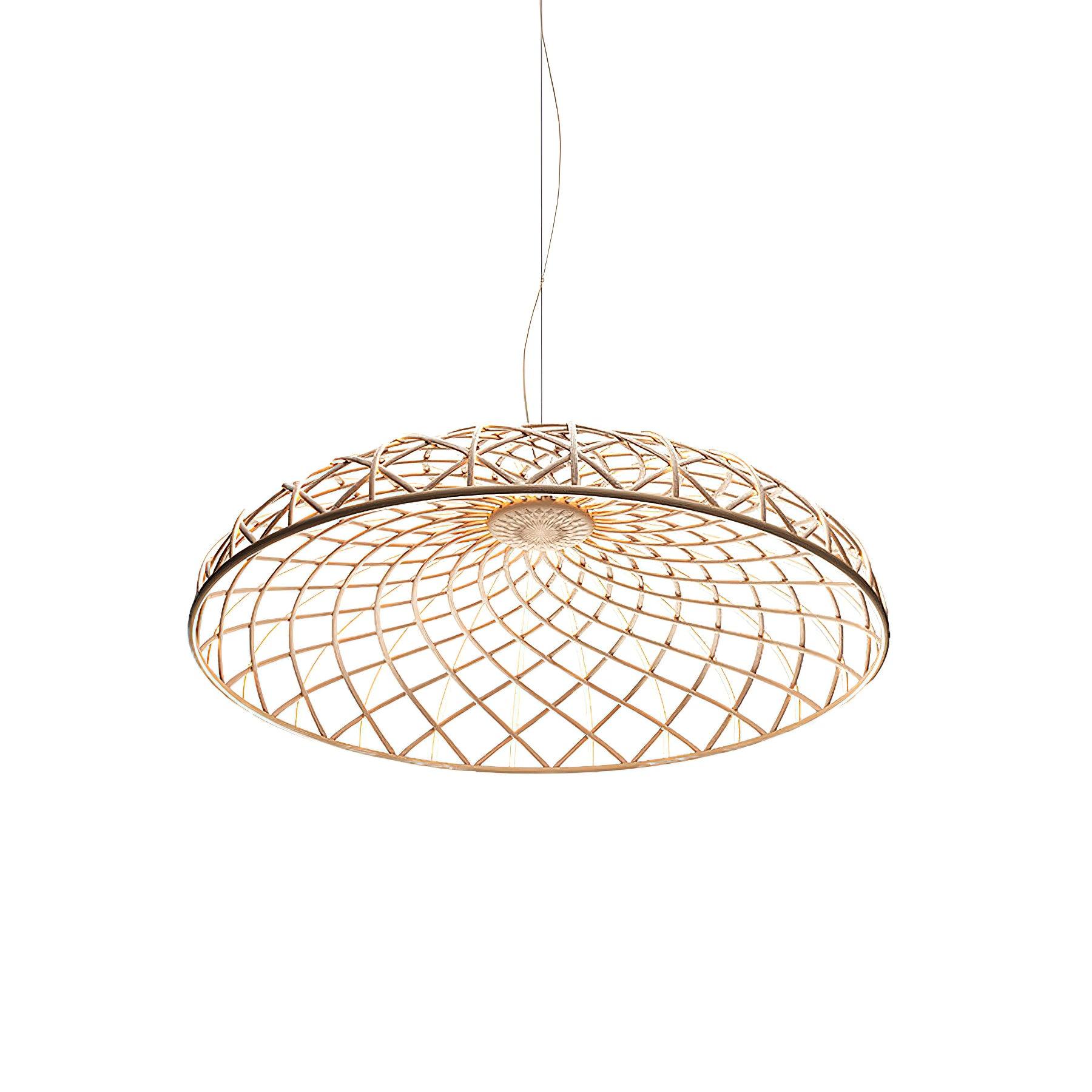 Reticulated Metal Pendant Light - Loonglight