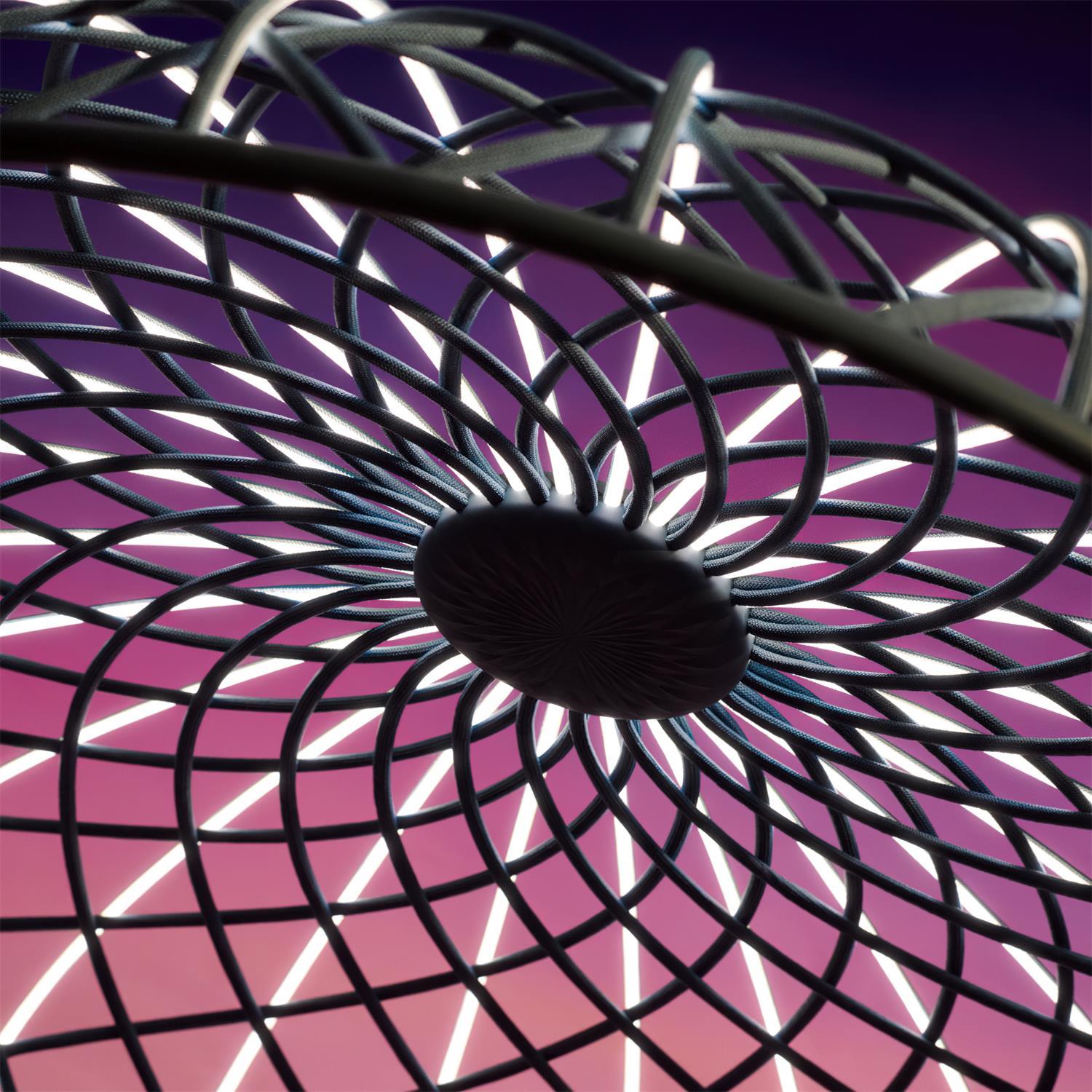 Reticulated Metal Pendant Light - Loonglight