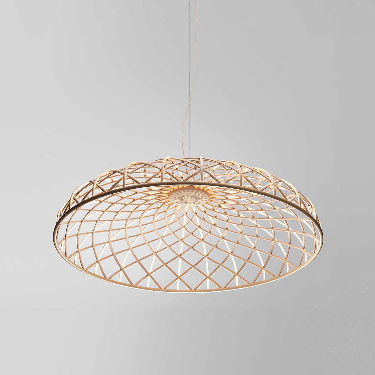 Reticulated Metal Pendant Light - Loonglight