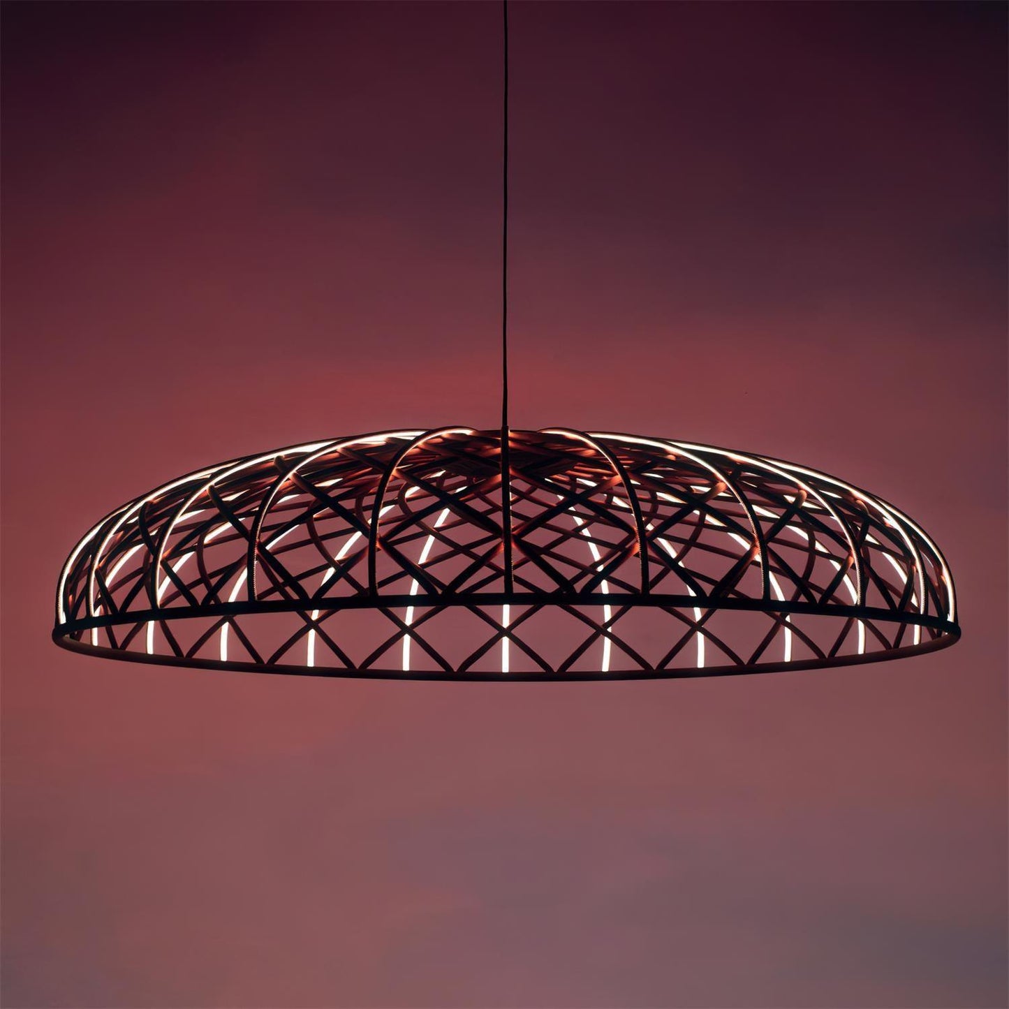 Reticulated Metal Pendant Light - Loonglight