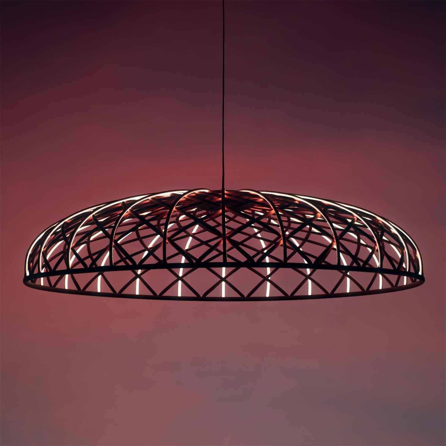 Reticulated Metal Pendant Light - Loonglight