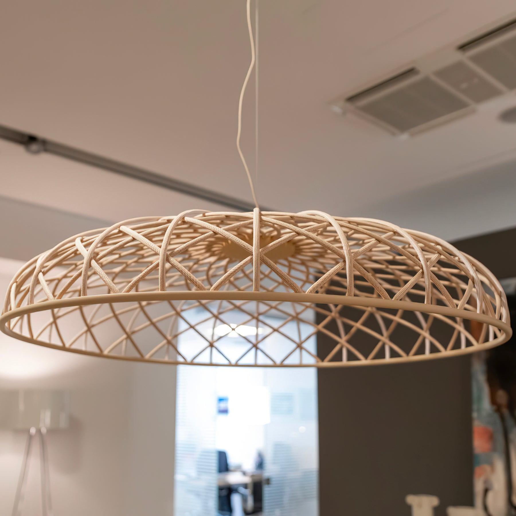 Reticulated Metal Pendant Light - Loonglight