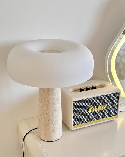 Kine Travertine Table Lamp - Loonglight