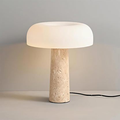 Kine Travertine Table Lamp - Loonglight