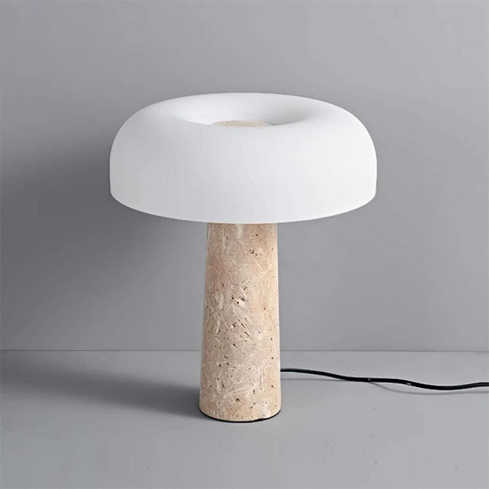 Kine Travertine Table Lamp - Loonglight