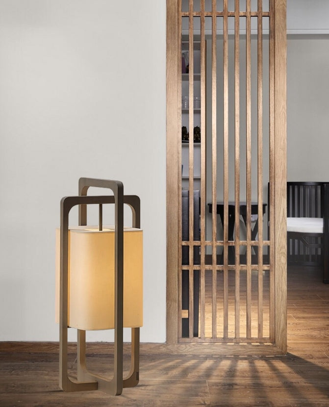 Kiri Wood Floor Lamp - Loonglight
