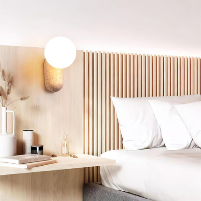 Kyomi Natural Texture Wall Sconce