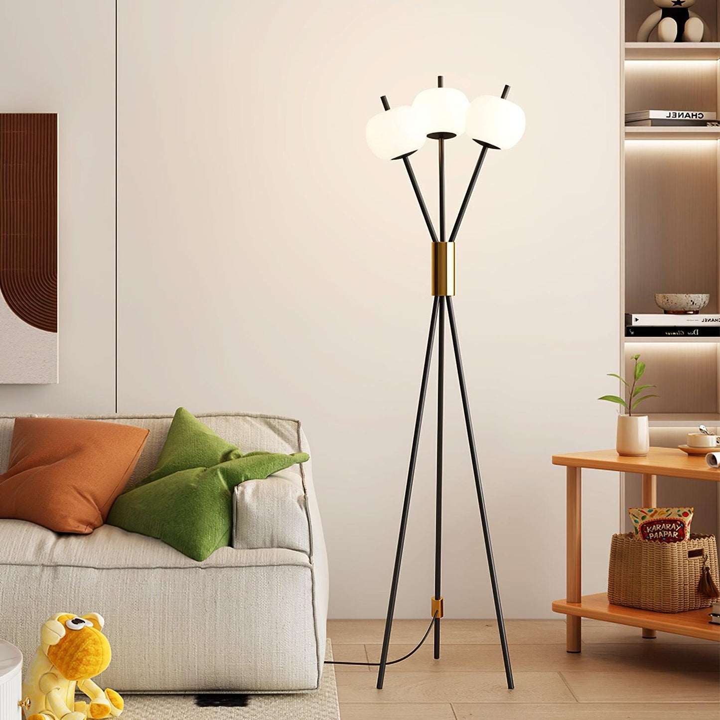 Lancy Three Light Floor Lamp - Loonglight