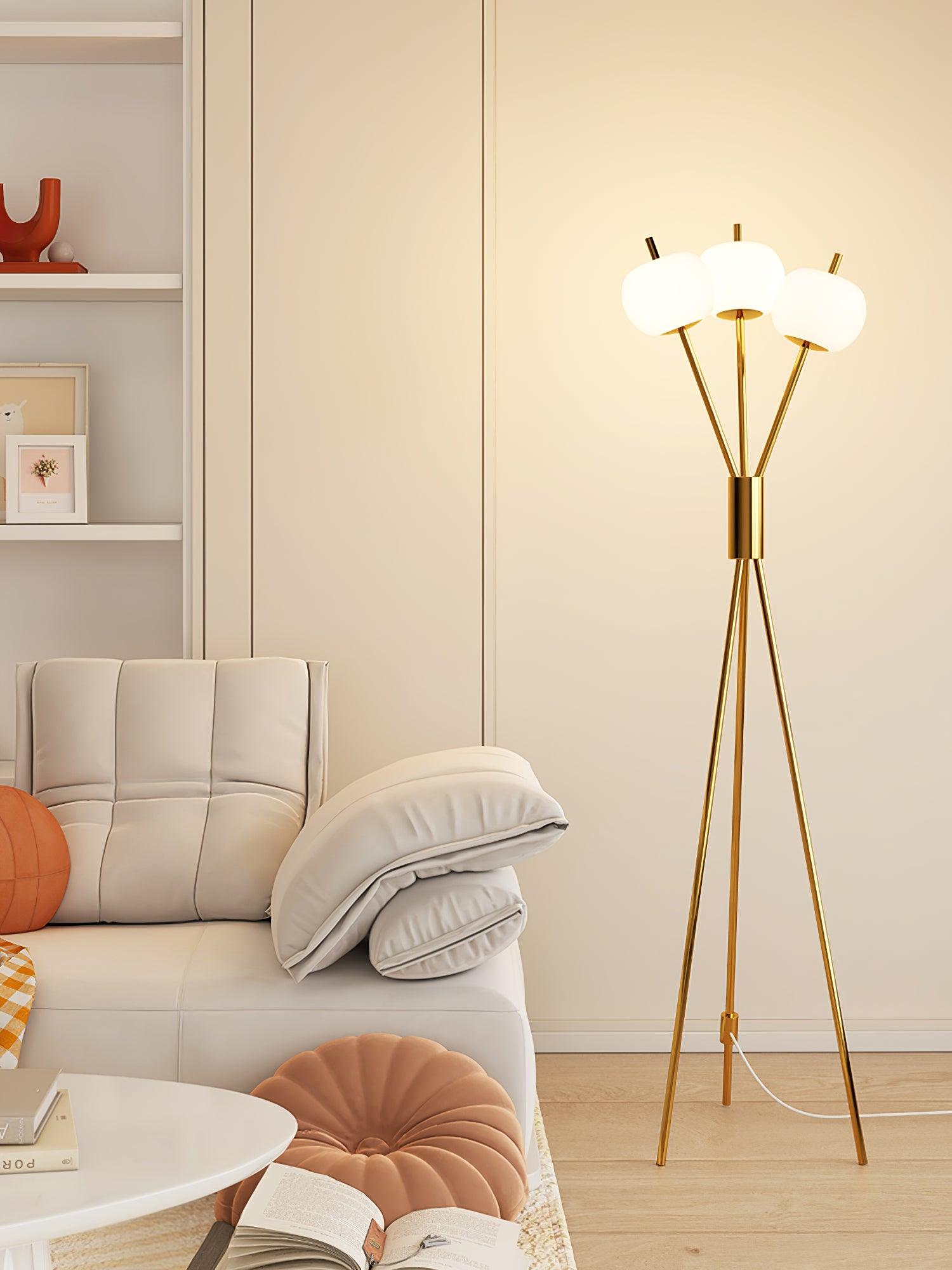 Lancy Three Light Floor Lamp - Loonglight