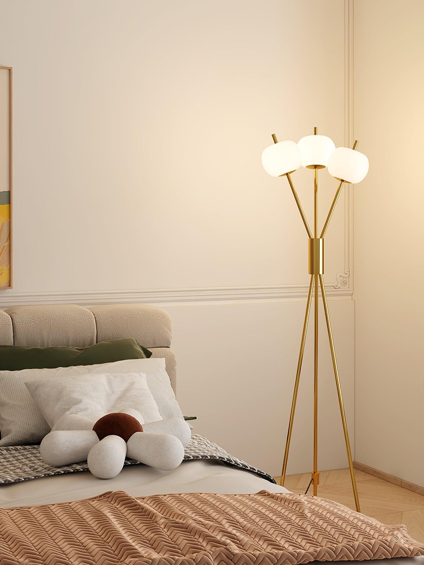 Lancy Three Light Floor Lamp - Loonglight