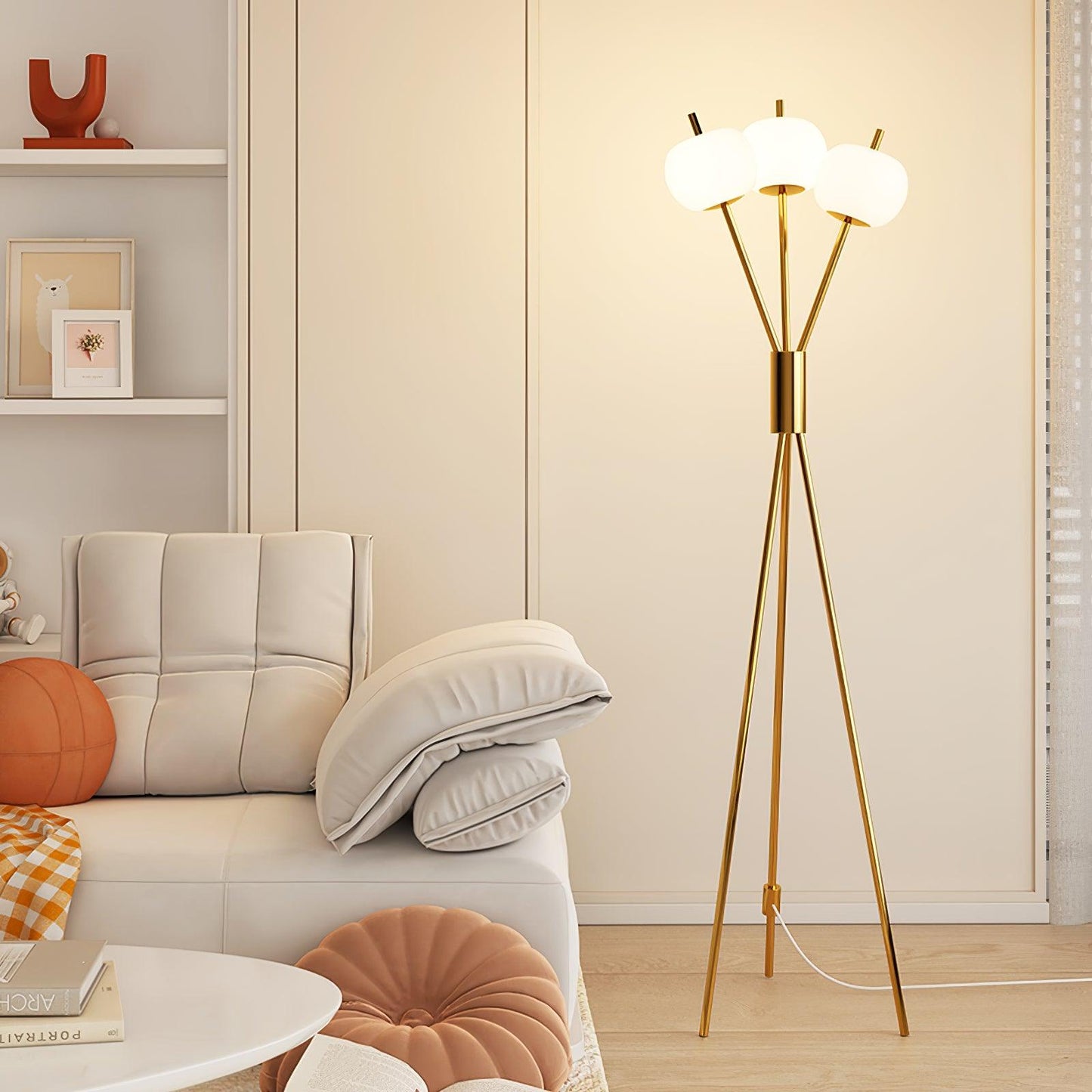 Lancy Three Light Floor Lamp - Loonglight