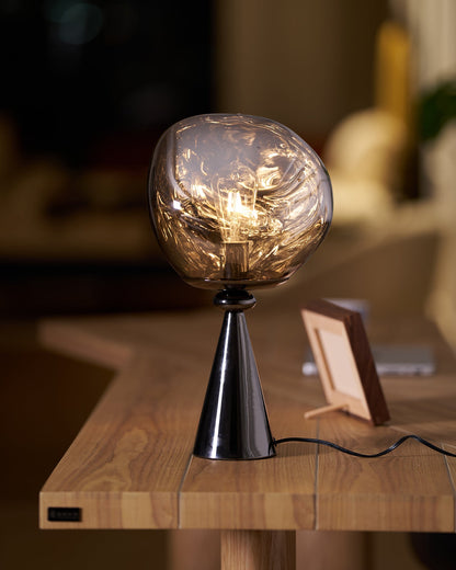 Lava Cone Fat Table Lamp - Loonglight