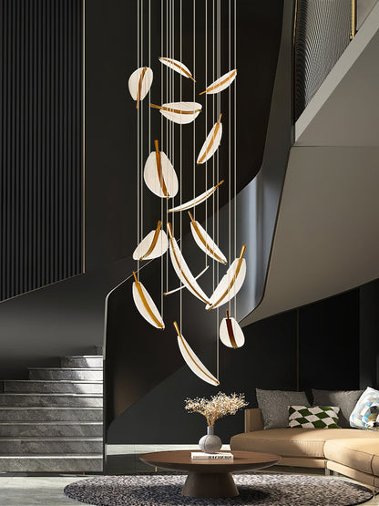Banana Leaf LED Chandelier - Loonglight