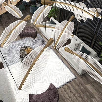 Banana Leaf LED Chandelier - Loonglight