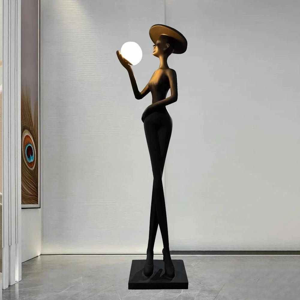 Lexa Sculpture Floor Lamp - Loonglight