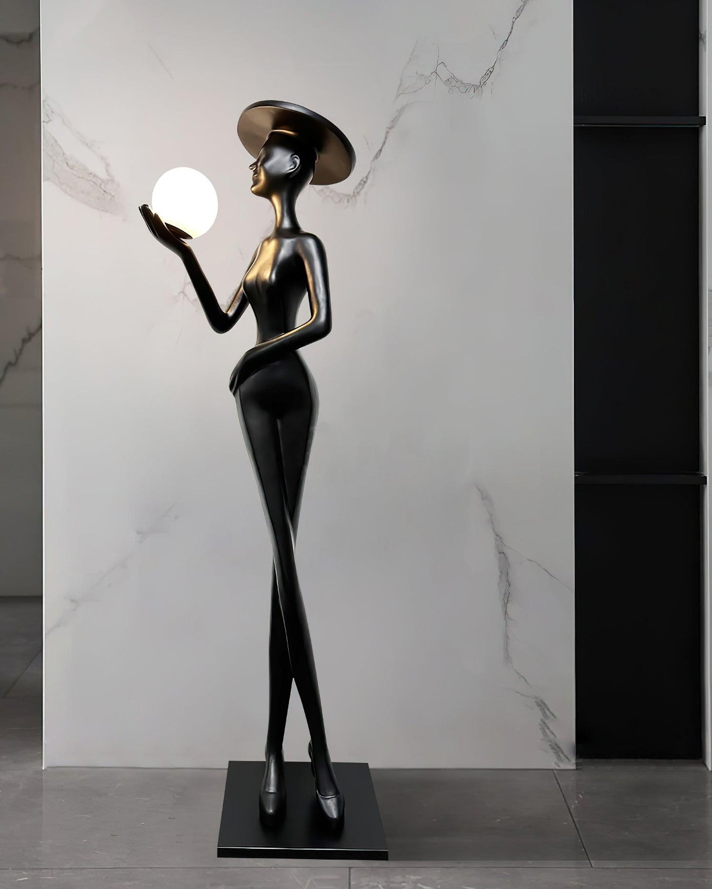 Lexa Sculpture Floor Lamp - Loonglight
