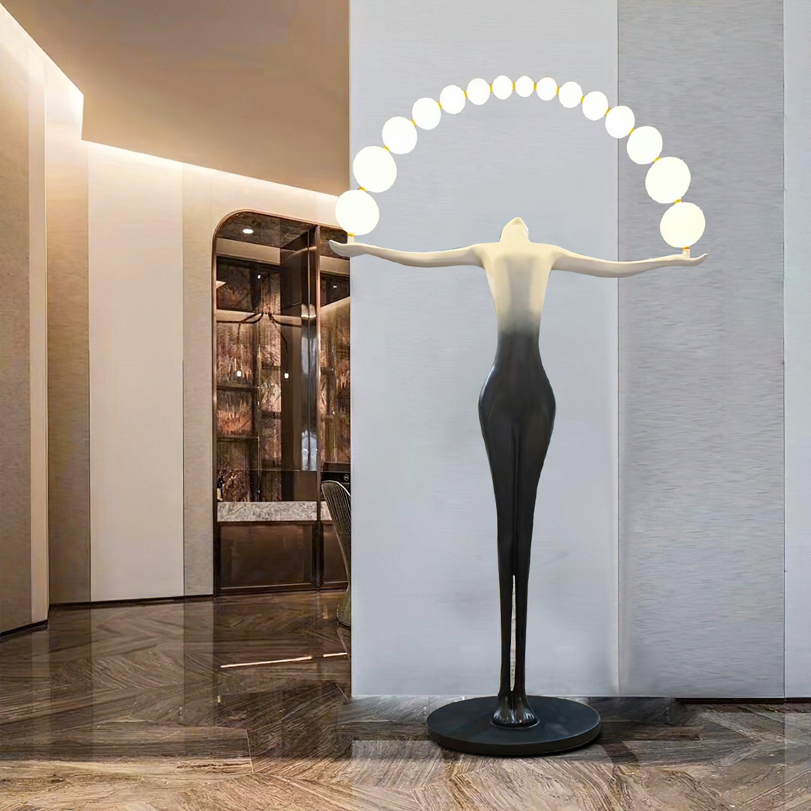 Liberty Sculpture Floor Lamp - Loonglight