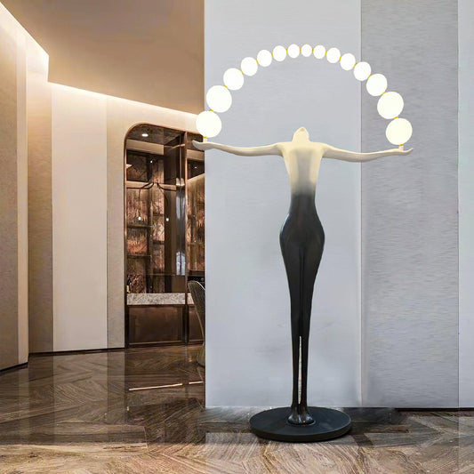 Liberty Sculpture Floor Lamp - Loonglight
