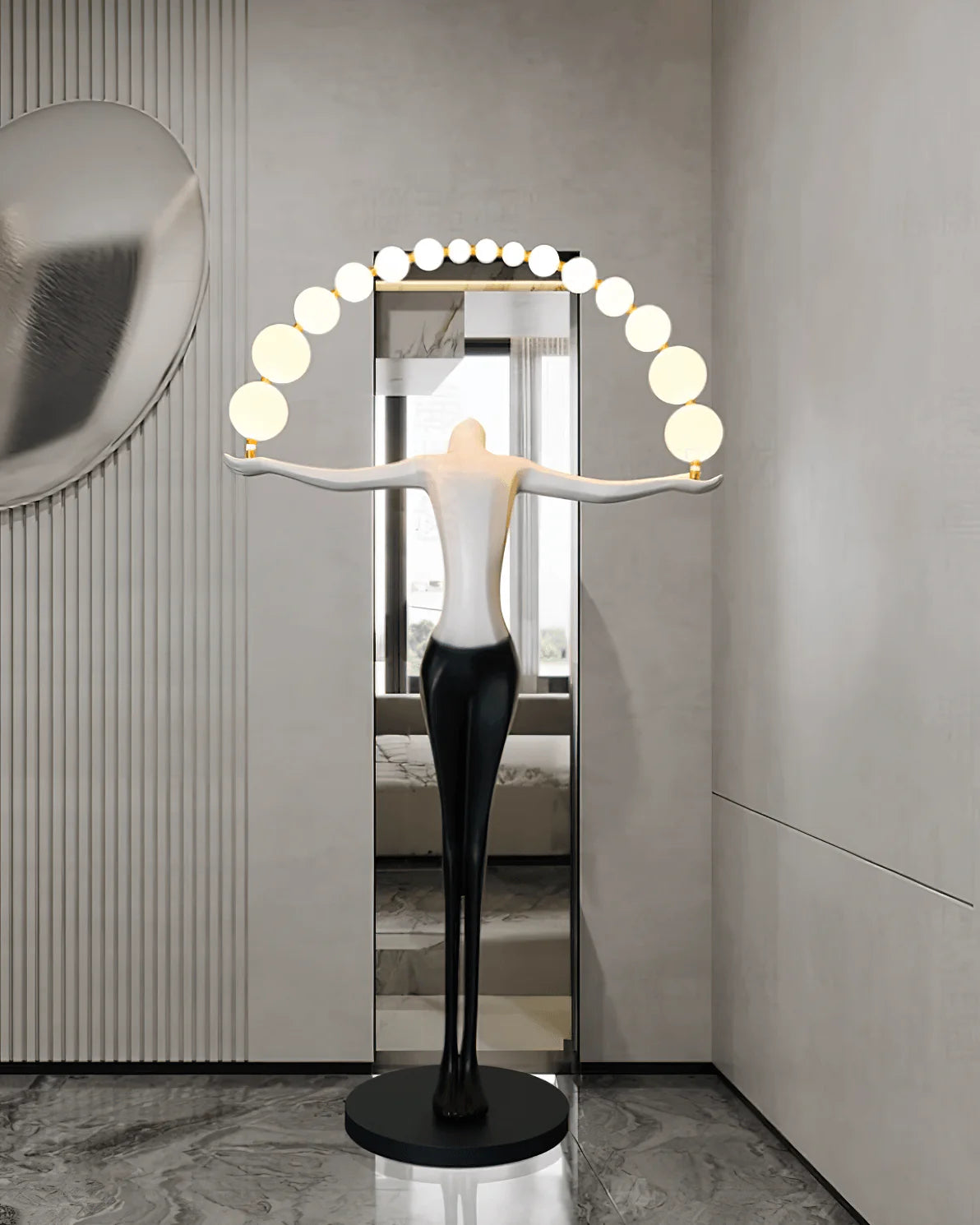 Liberty Sculpture Floor Lamp - Loonglight