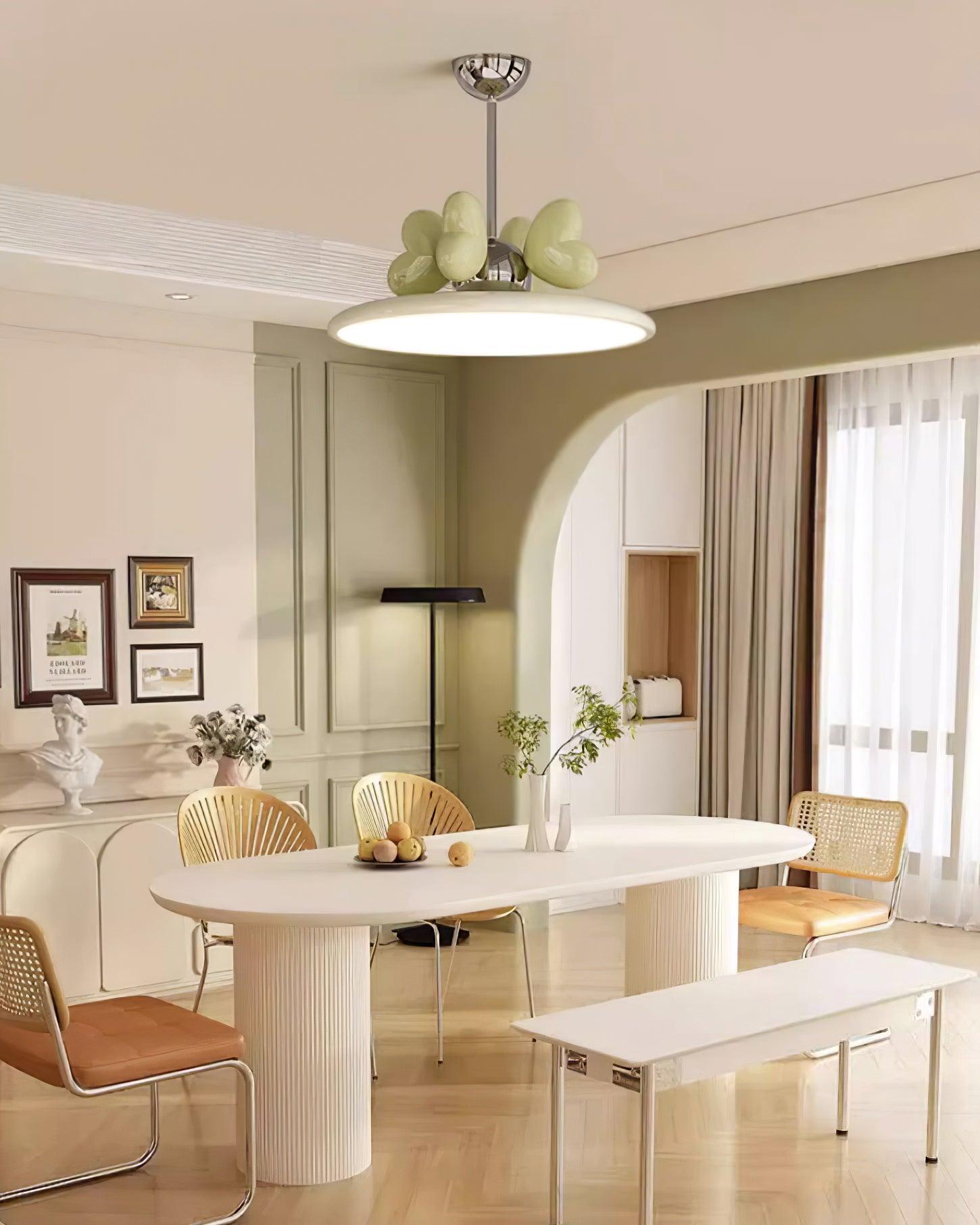 Lilia Cream Pendant Light - undefined