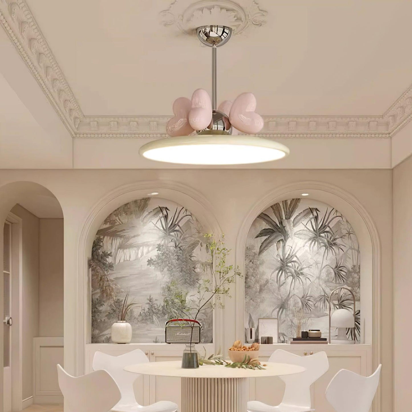 Lilia Cream Pendant Light - undefined