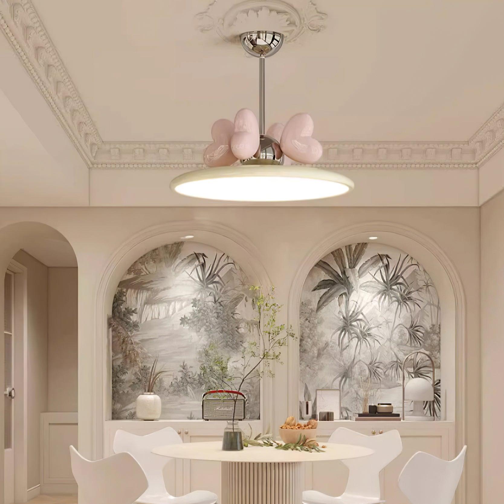 Lilia Cream Pendant Light - undefined