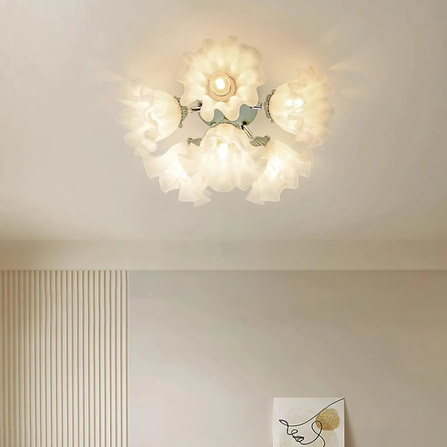 Lily Flower Ceiling Light - Loonglight
