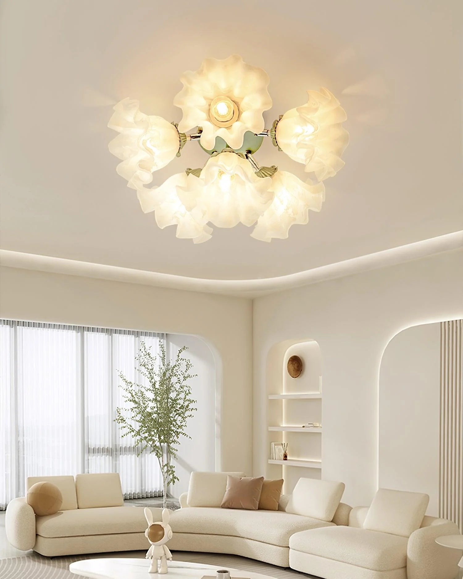 Lily Flower Ceiling Light - Loonglight