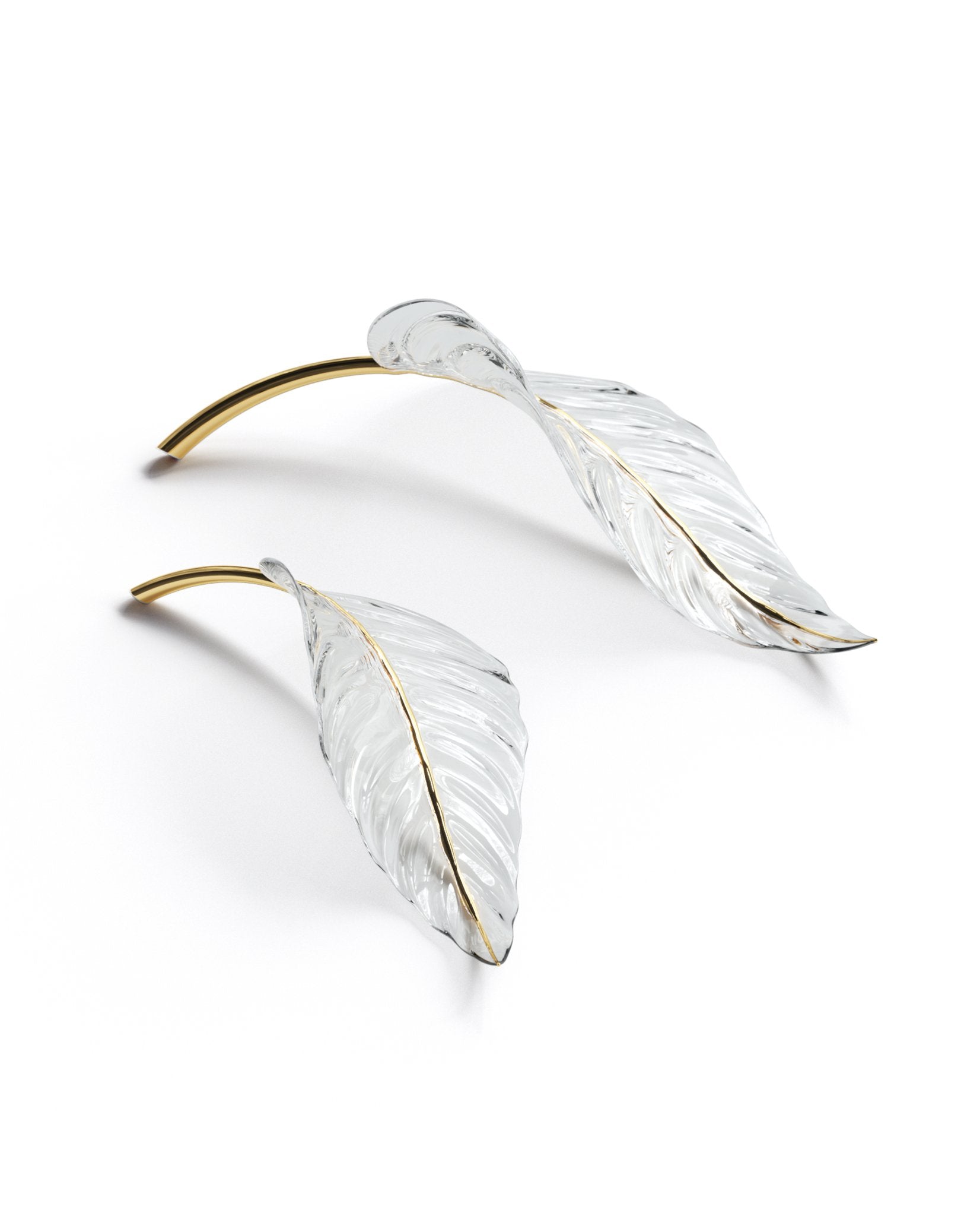 Linden Glass Leaf Chandelier - Loonglight