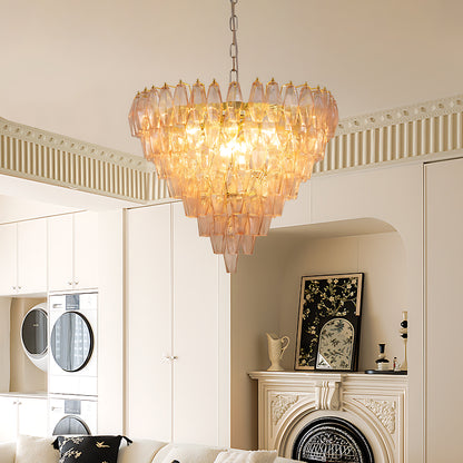 Linglong Tower Murano Glass Chandelier - Loonglight