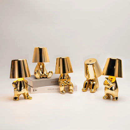Little Golden Figure Table Lamp