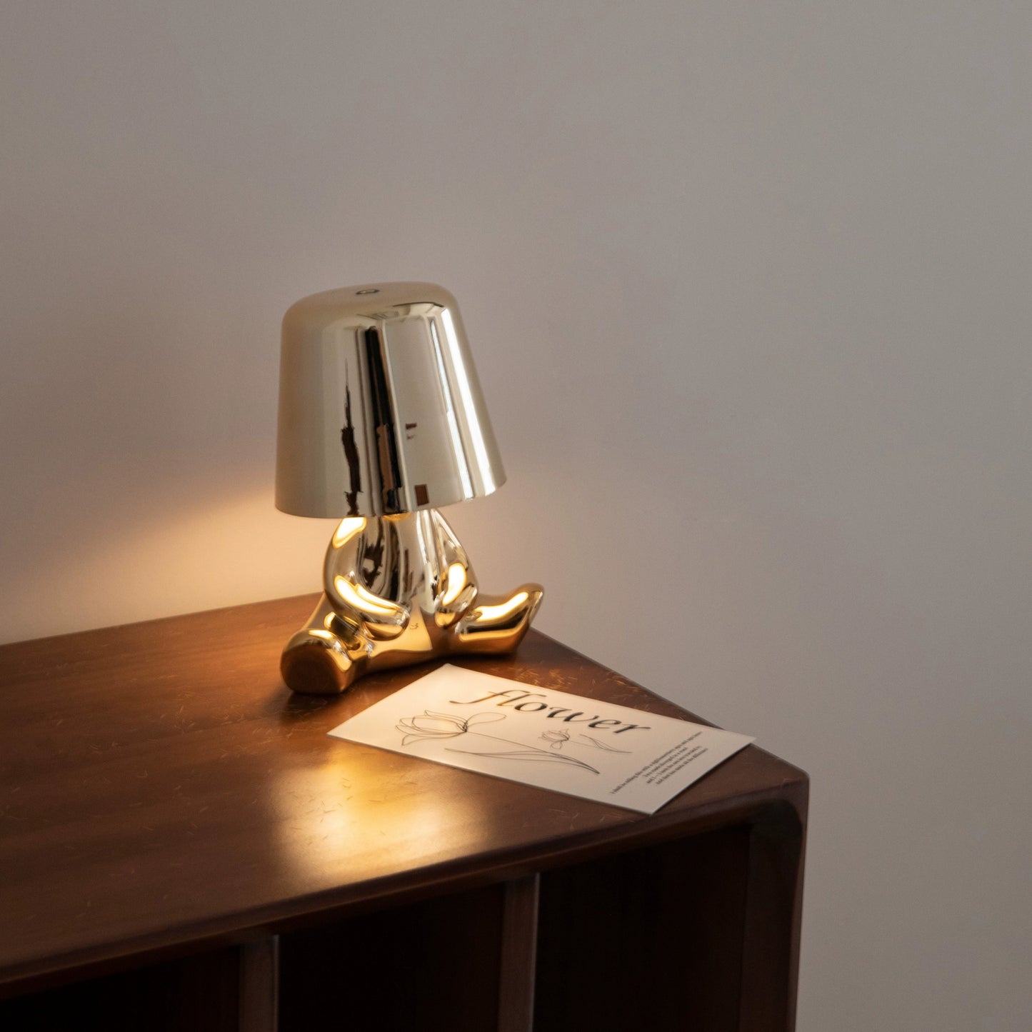 Little Golden Figure Table Lamp
