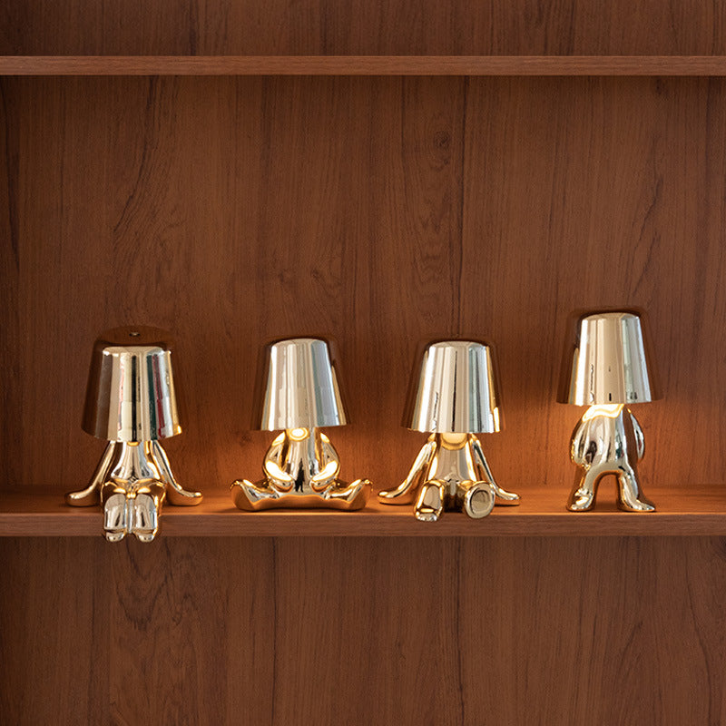 Little Golden Figure Table Lamp
