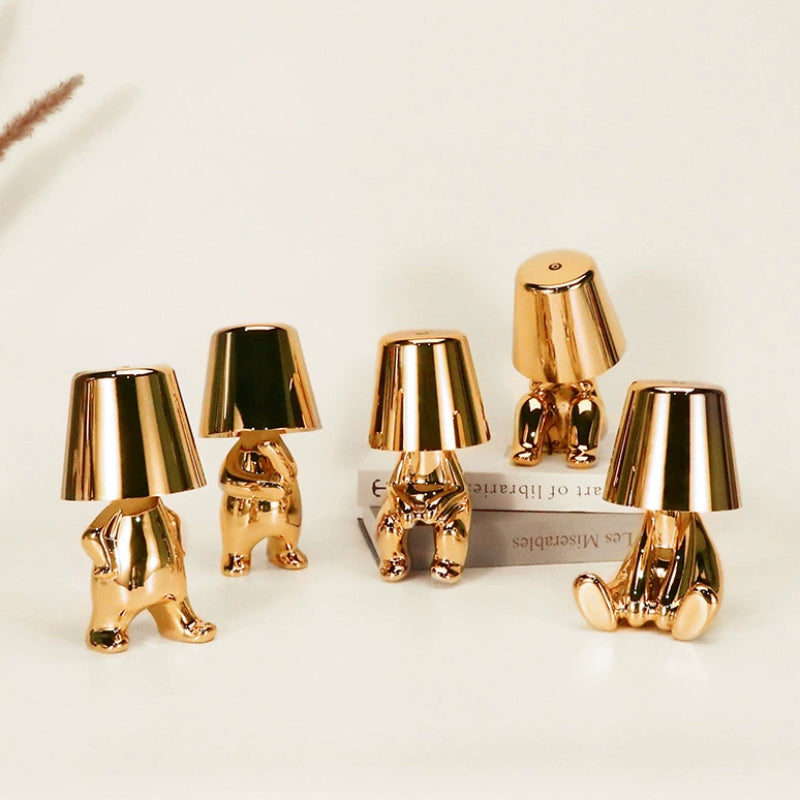 Little Golden Figure Table Lamp