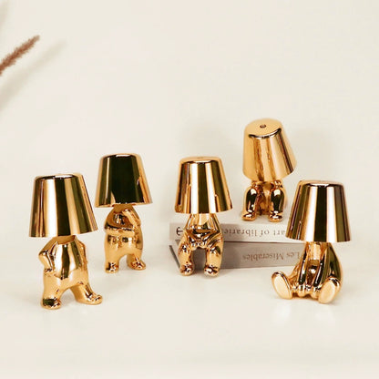 Little Golden Figure Table Lamp