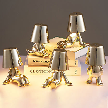 Little Golden Figure Table Lamp