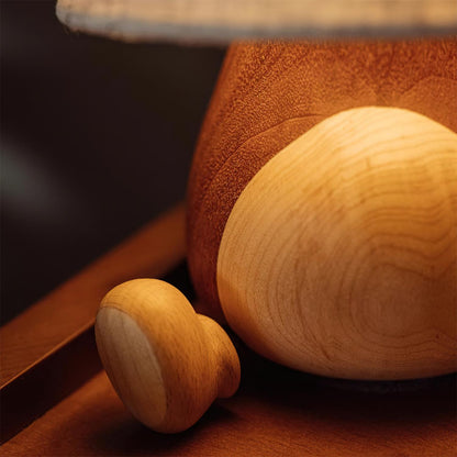 Little Monkey Wood Table Lamp - Loonglight