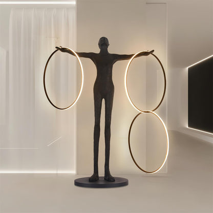 Liva Sculpture Floor Lamp - Loonglight