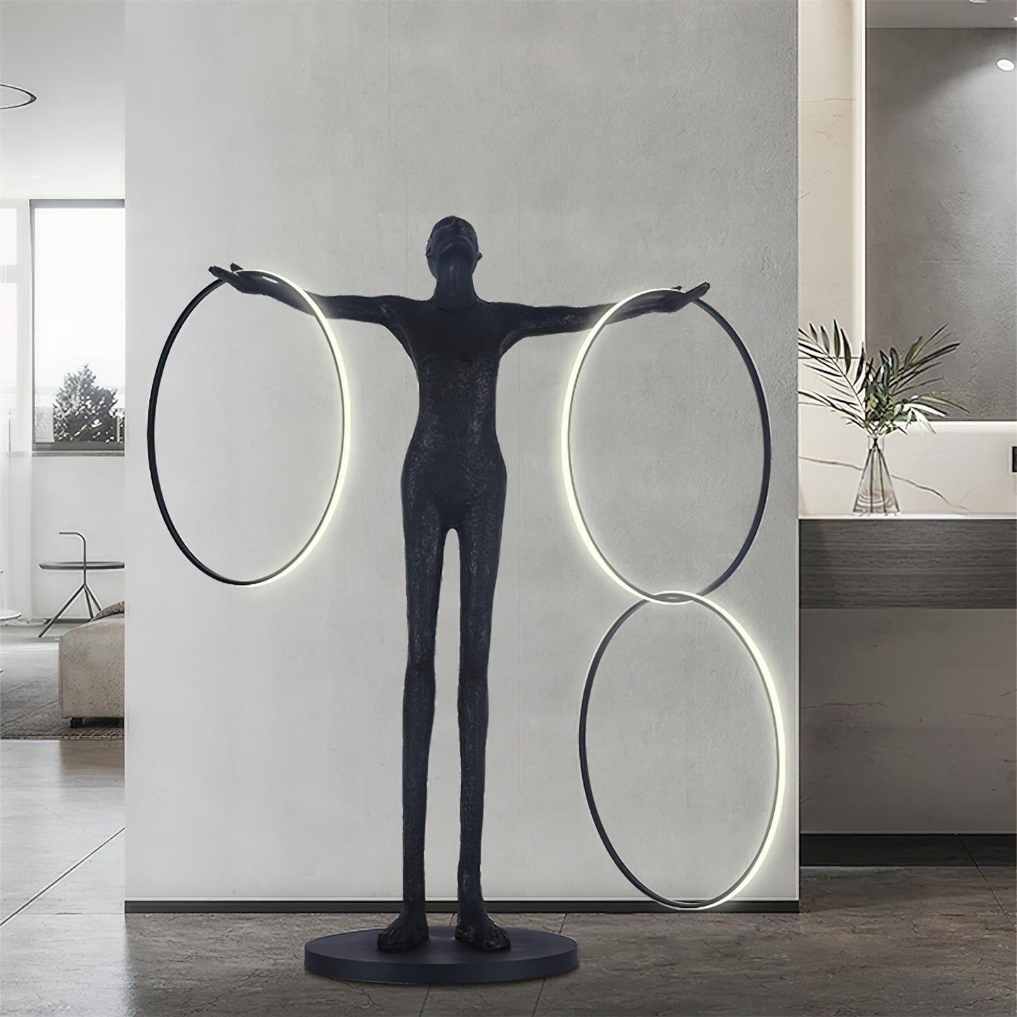 Liva Sculpture Floor Lamp - Loonglight