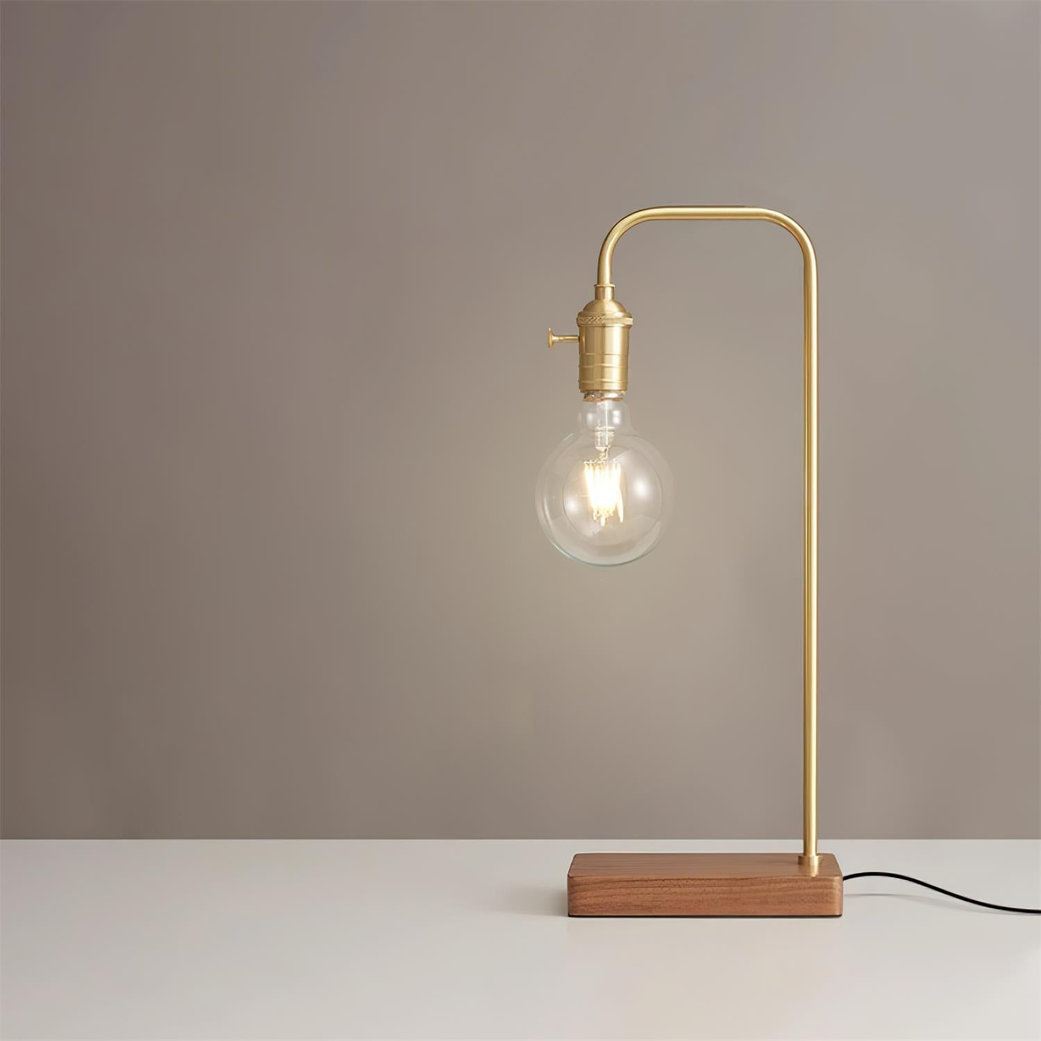Lola Brass Table Lamp - Loonglight