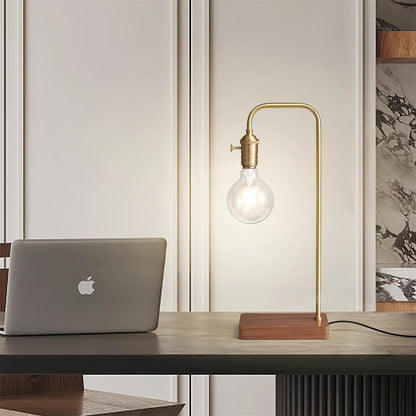 Lola Brass Table Lamp - Loonglight