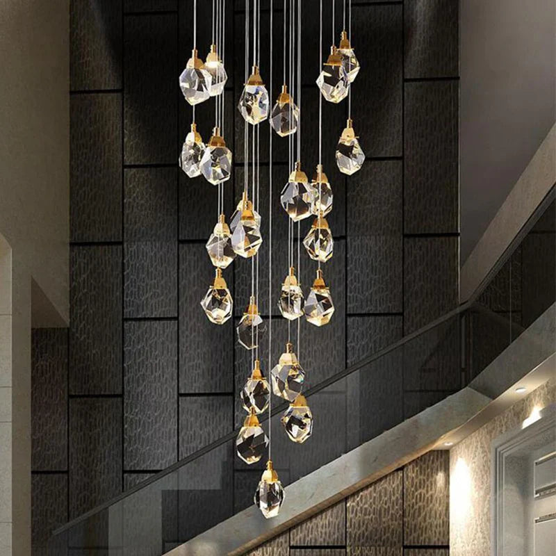 Loonglight Luxury Prism Crystal Pendant Light 1