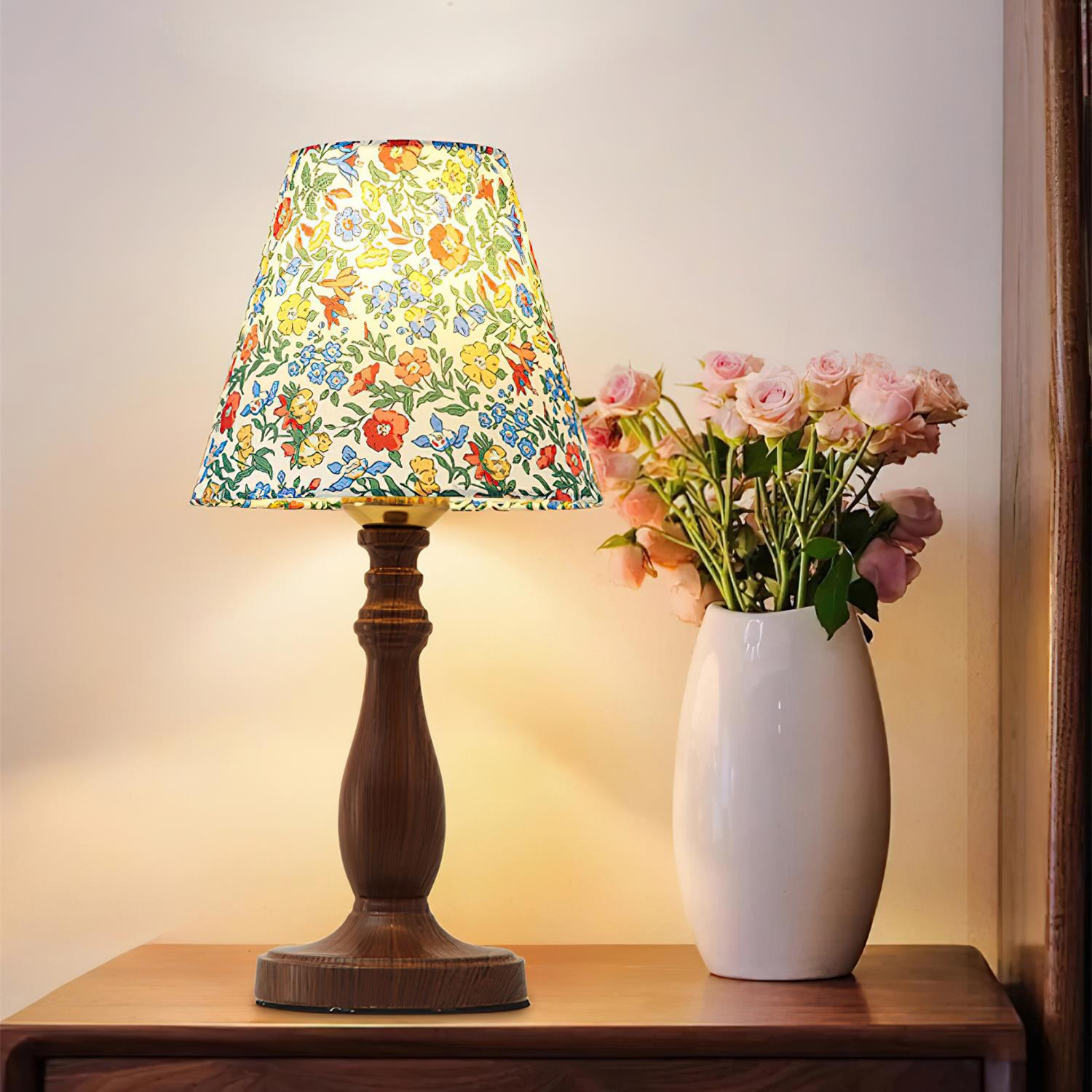 Lottie Floral Table Lamp - Loonglight