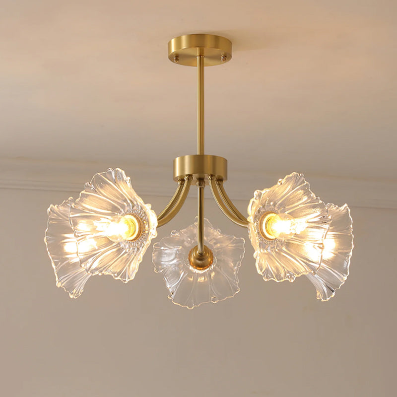 Lotus Leaf Ceiling Chandelier - Loonglight