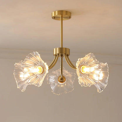 Lotus Leaf Ceiling Chandelier - Loonglight