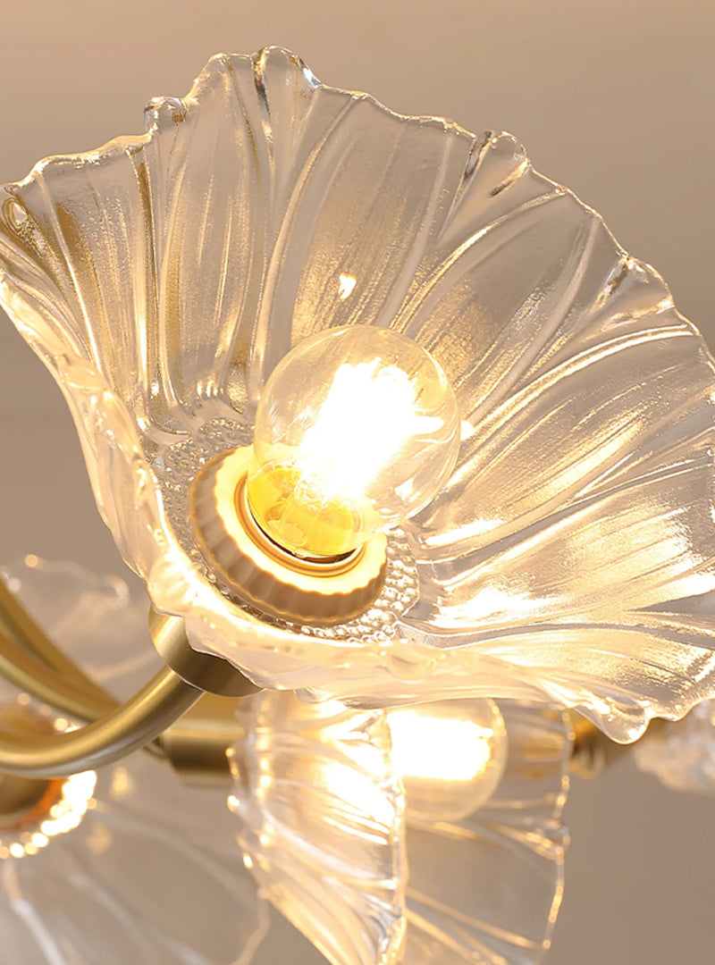 Lotus Leaf Ceiling Chandelier - Loonglight