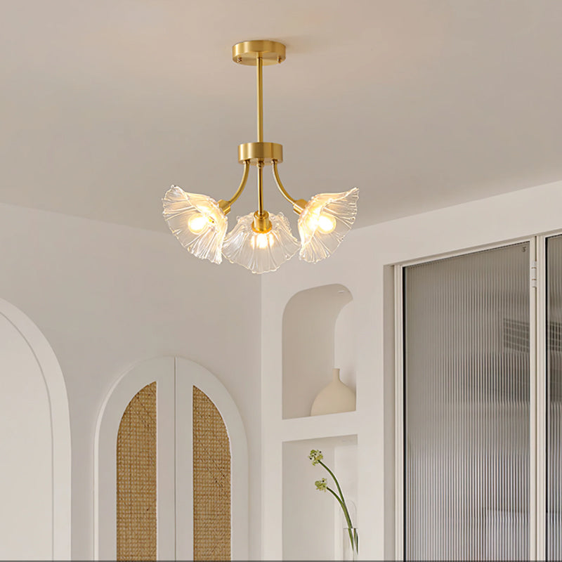 Lotus Leaf Ceiling Chandelier - Loonglight